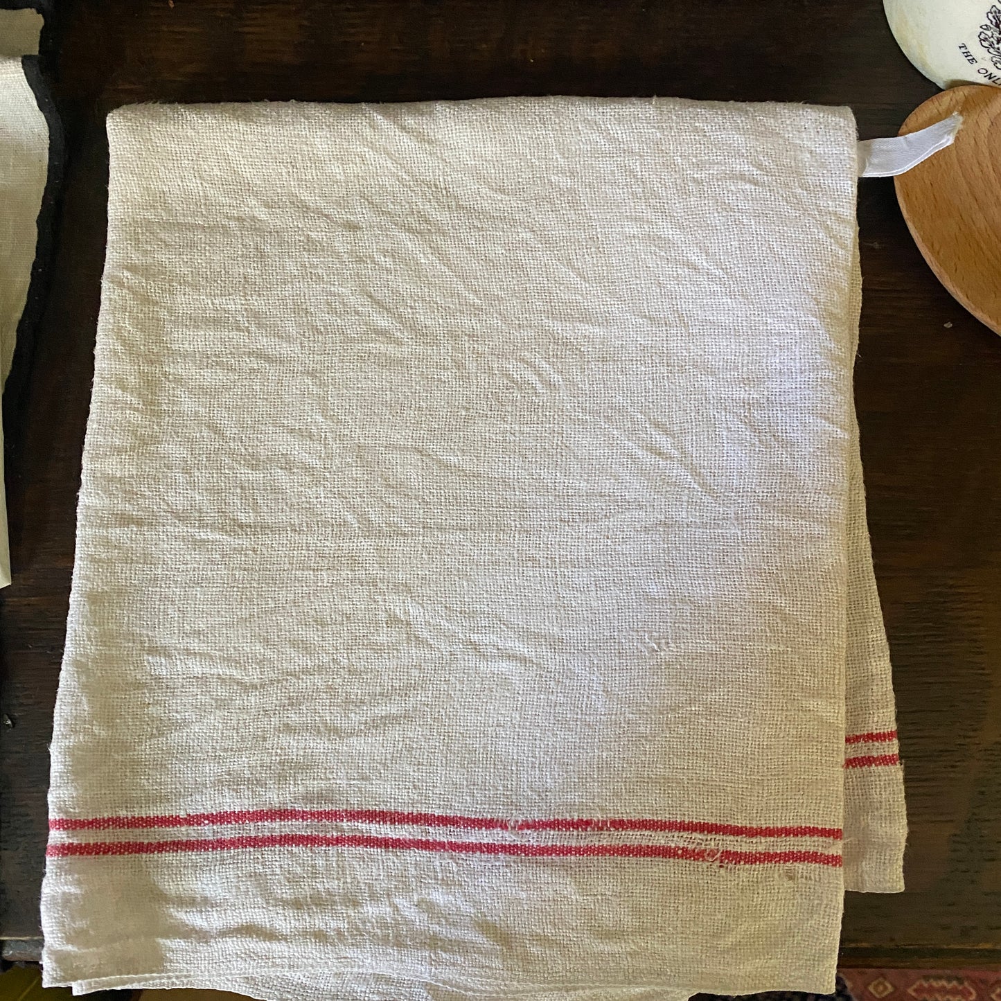 French Vintage Linen Tea Towels