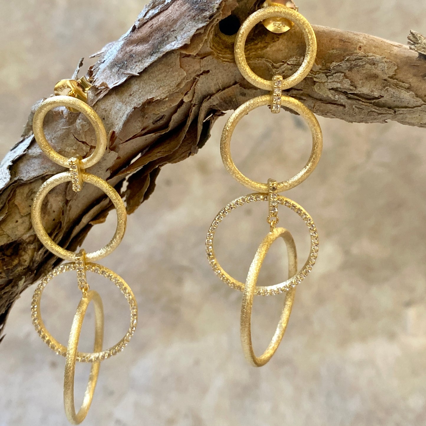 Rameau Earrings - Gilded