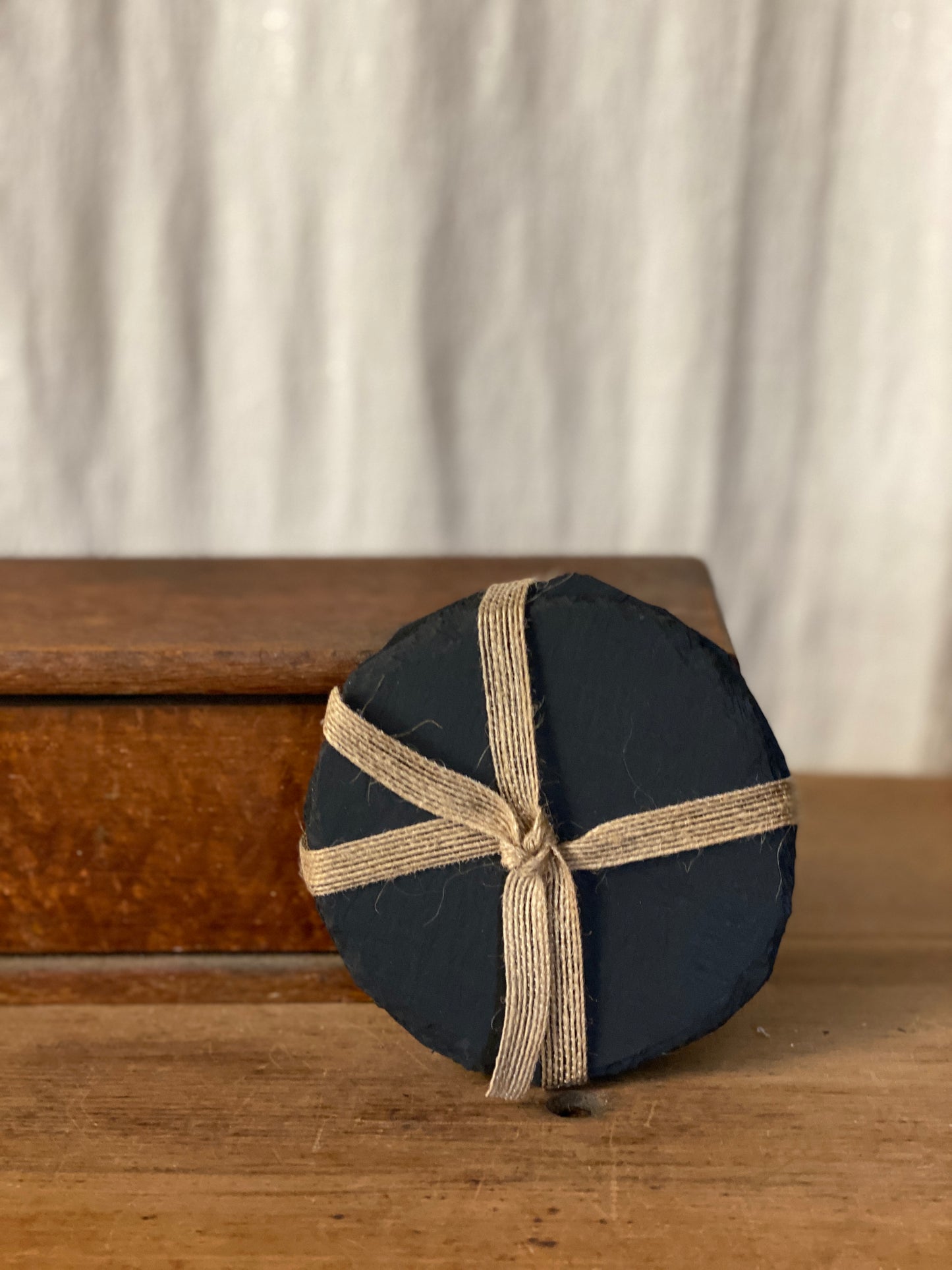 Slate Coaster Round Set