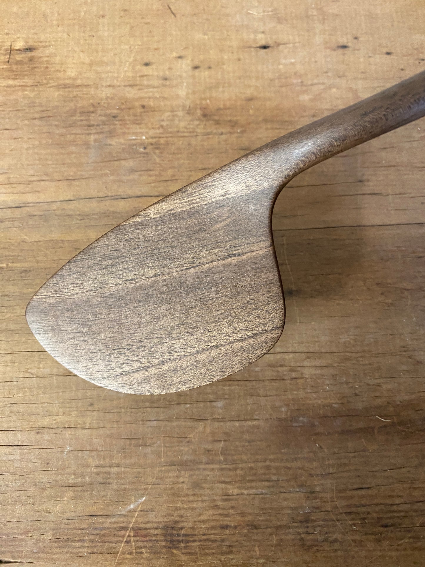 Hand Carved Wooden Wok Spatula and mixer
