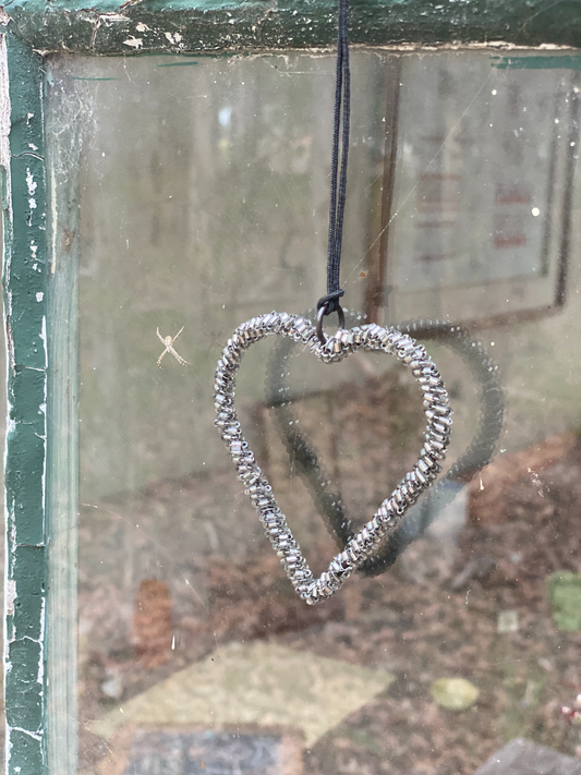 Glass Beaded Heart - Heaven in Earth