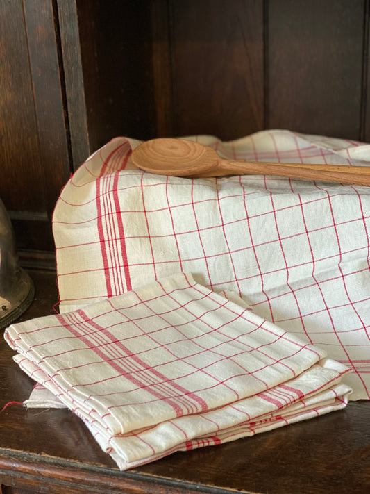 French Vintage Linen Tea Towels