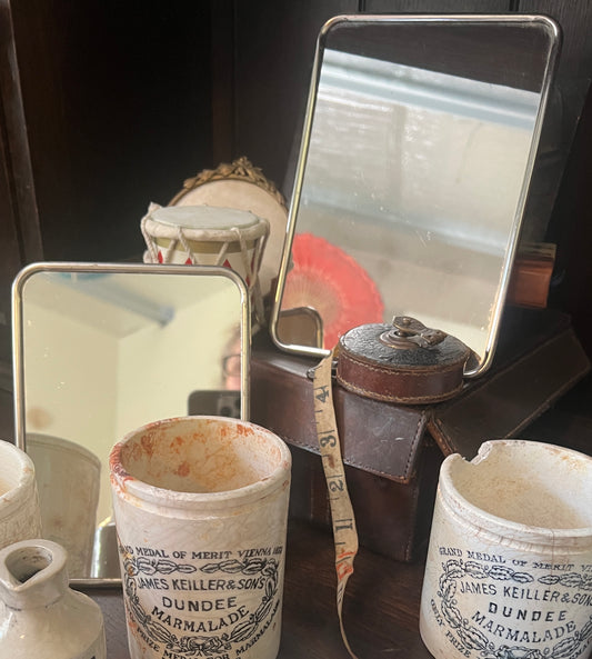 Vintage French Barber Mirrors