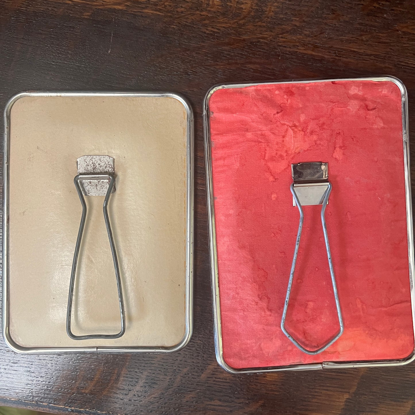 Vintage French Barber Mirrors