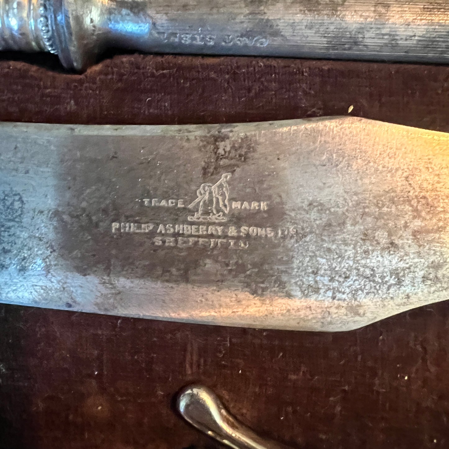 Boxed English Stag Handled Carving Set