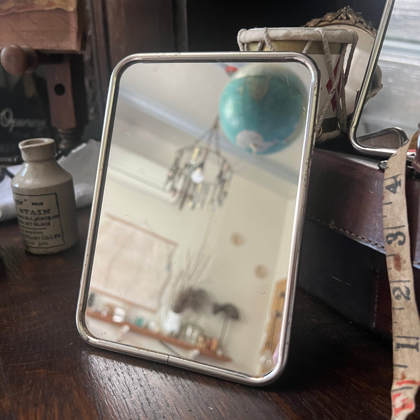 Vintage French Barber Mirrors
