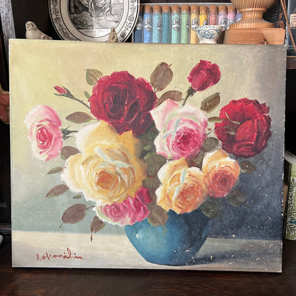 European Floral Oil painting