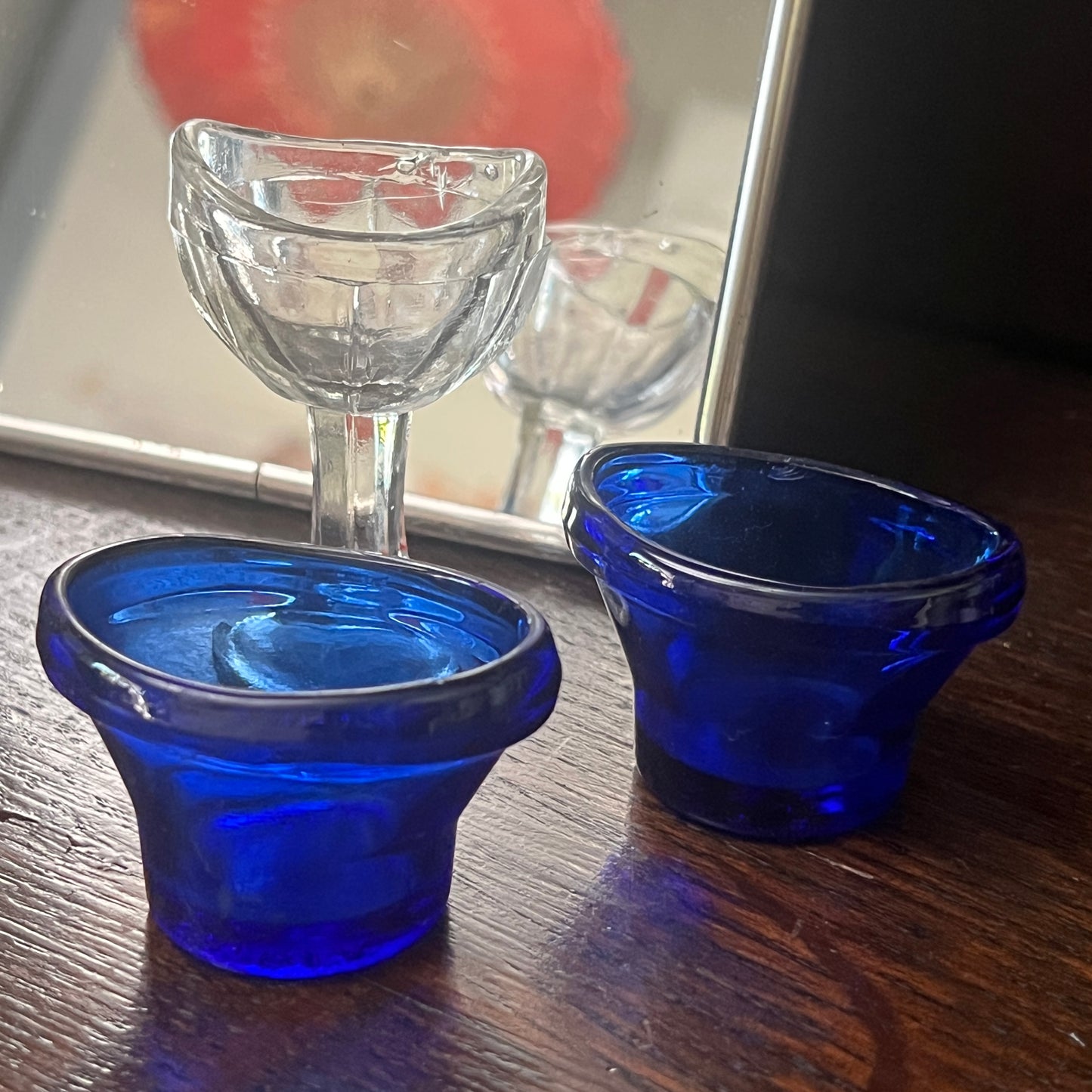 Antique Glass Eye Wash Cups