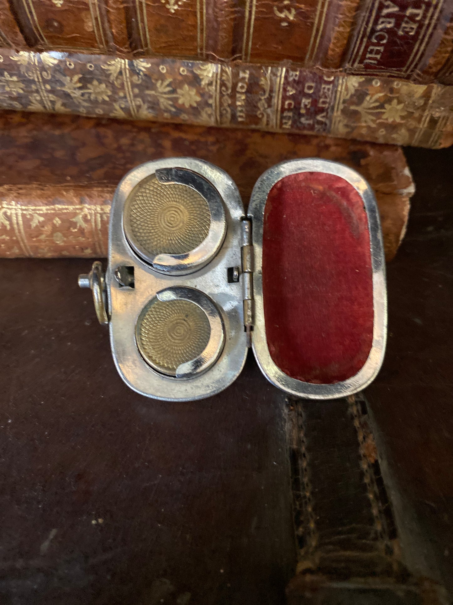 Antique coin case