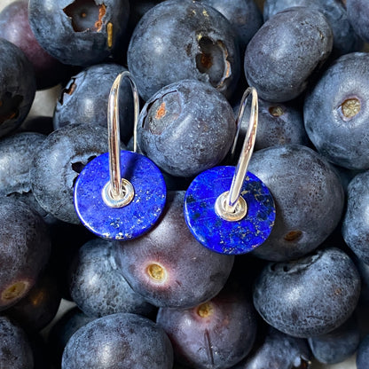 Baie Earrings Blue - Silver or Gold