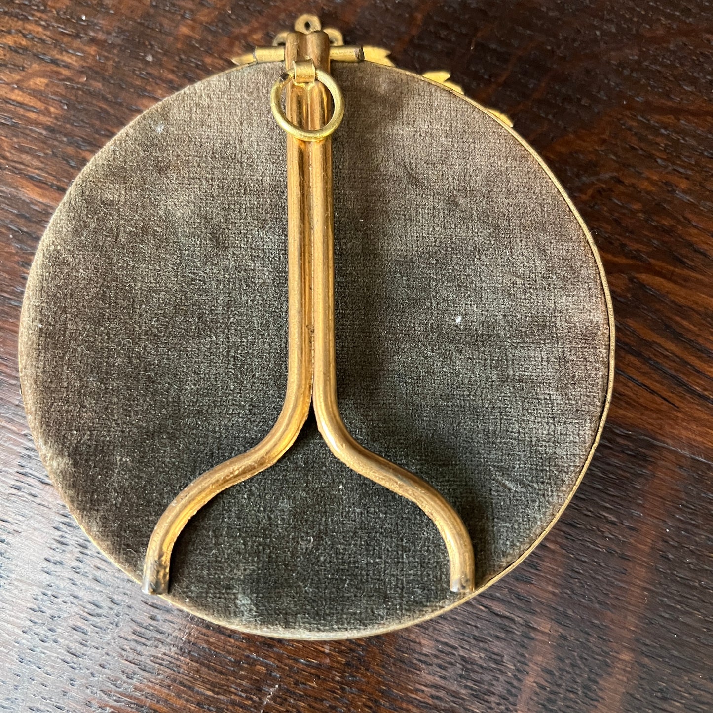 French gilt and brass frame - pair