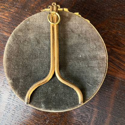 French gilt and brass frame - pair