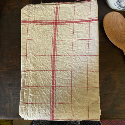 French Vintage Linen Tea Towels