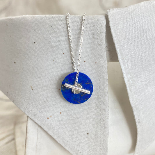 Baie Necklace Blue - Silver or Gold