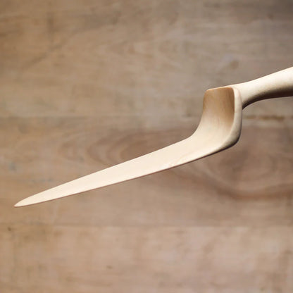 Hand Carved Wooden Cake Server