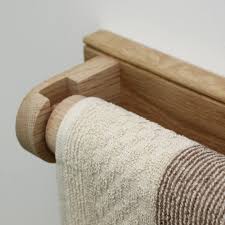 Oak Roller Towel and Towel Rail