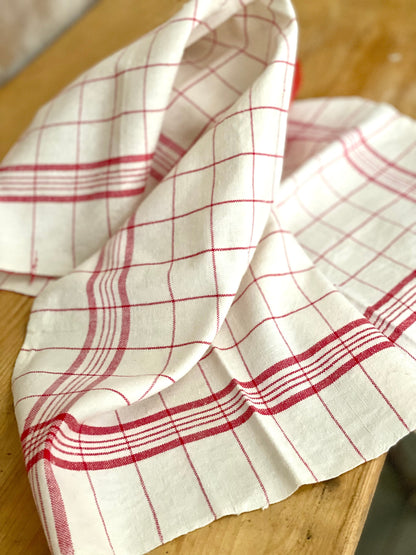 French Vintage Linen Tea Towels