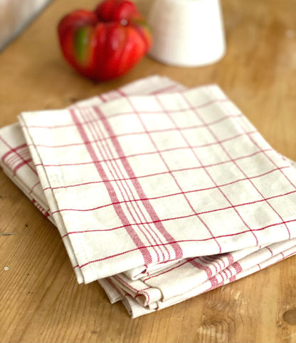 French Vintage Linen Tea Towels
